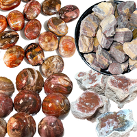 Ornement en bois pétrifié naturel en gros, décoration d'intérieur, cadeau en cristal cool, cadeau idéal pour Pâques, Noël, Saint-Valentin