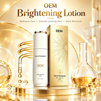 Coffret Soin Visage Éclaircissant Anti-Taches pour Femmes, Teint Terne et Irrégulier, 4 Pièces : Essence, Sérum, Lotion, Crème – Vente en Gros OEM