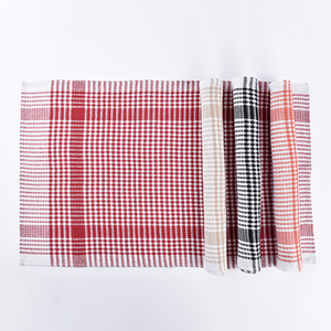 Torchon de cuisine personnalisé torchon à vaisselle mouchoir textile <span class=keywords><strong>petit</strong></span> carré 100% coton haute qualité ensemble de torchons teints en fil - Product Image 1