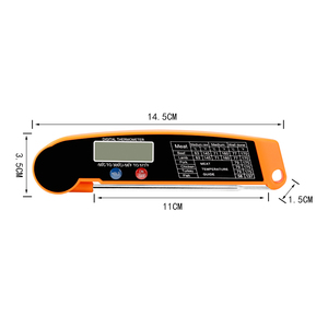 Thermomètre alimentaire de cuisine le plus vendu <span class=keywords><strong>sonde</strong></span> numérique précise outil de <span class=keywords><strong>Barbecue</strong></span> extérieur pliant - Product Image 2