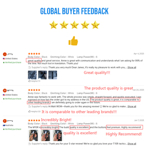 超亮 Trustfire T10R LED 野营手电筒 1800LM 18650 战术手电筒 USB 手电筒 - Product Image 6