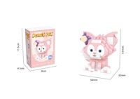 Nouveaux ensembles de jouets de construction en plastique Micro Nano Block, thème animaux (Souris, Canard, Huey, Dewey, Louie), pour la décoration et les cadeaux de fête pour enfants 13701-13711