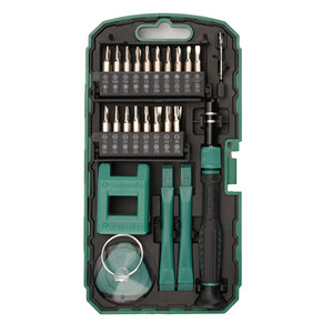 Bộ điều khiển vít xoay 43 trong 1, bộ công cụ sửa chữa chính xác với 36 bit từ tính cho thiết bị điện tử bảo trì máy tính <span class=keywords><strong>iPhone</strong></span> PC - Product Image 3