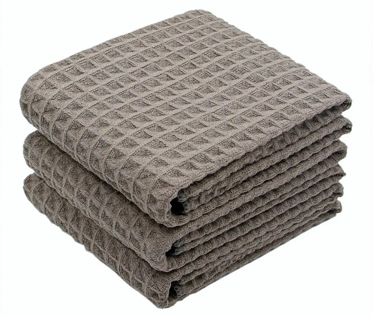 Lint Free Waffle Weave Kitchen Towels Thick Microfiber Dish Cloth High Drying Hand Towel Beauty Absorbent Tea Towels