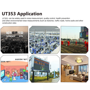 UNI-T UT353 UT353BT Sonomètre numérique 30~130 dB Détecteur de son Décibémètre L58 - Product Image 4