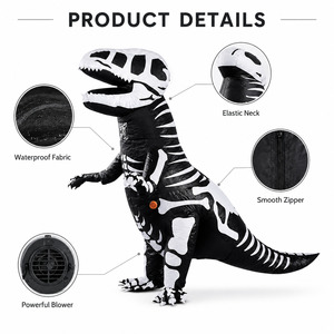 Disfraz Inflable <span class=keywords><strong>de</strong></span> Dinosaurio T-Rex para Adultos y Niños, Divertido y Novedoso para Fiestas <span class=keywords><strong>de</strong></span> Carnaval <span class=keywords><strong>de</strong></span> Halloween - Product Image 3