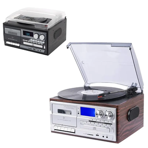 Tutto In uno Home <span class=keywords><strong>Radio</strong></span> Am Fm fonografo CD riproduci giradischi USB con altoparlanti incorporati in vinile giradischi - Product Image 1