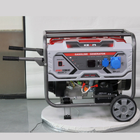 Générateurs à essence professionnels 2KW/3KW/7KW/8KW, avec fil de cuivre 100%, 50Hz/60Hz, générateurs de démarrage à rappel 7HP/16HP