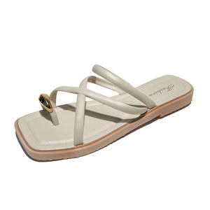 Sandalias Antideslizantes para Mujer, Nuevas, de Verano, Tacón Plano, Estilo Romano, Punta Abierta, Talla Grande, para Playa y Caminar, Cómodas - Product Image 6