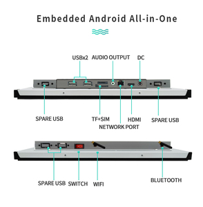 15.6 "18.5" 21.5 "23.8" 32 "43" 55 "inch Ngoài trời 4k treo tường nhúng TFT IP65 không thấm nước <span class=keywords><strong>LCD</strong></span> hiển thị cảm ứng màn hình Màn hình Màn hình - Product Image 5