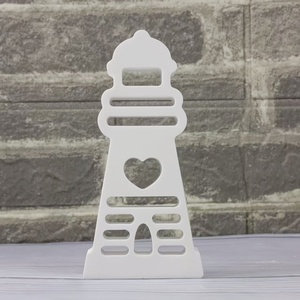 Nordic Lighthouse Ornament <b>Silicone</b> Cake Tools S0614 Plaster Candlestick Molds Disposable <b>Baking</b> Cupcake Packaged Plastic Bag - Product Image 3