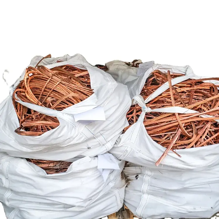 Highest purity price 99.9% scrap copper wire form China