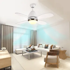 44 Inch 220V 4 abs blades AC motor fashion design children bedroom decorative led light ceiling fans