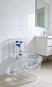 Inodoro Inteligente Acrílico Sanitario de Lujo Moderno con Función de Apertura Automática, Bidé Negro para Baño - Product Image 6