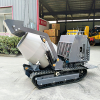 Chine EPA CE Mini Dumper Autochargeur Bétonnière Camion 300L Cuve Malaxeuse Mobile de Ciment à Vendre