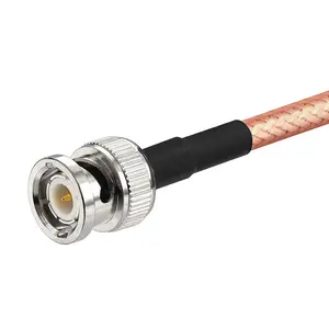 Manufacturers Wholesale Bnc Male To Bnc Male Extension Cable Bnc 30m Wire Low Loss RG400 Cable Assembly