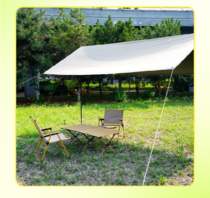 Bâche Pare-Soleil Professionnelle 210D Oxford Imperméable Anti-UV pour Camping et Pique-Nique – Conception Étanche Protège de la Pluie et de la Neige - Product Image 6