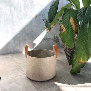 Handmade Cute Classic Kids Felt <b>Foldable</b> Toys Container <b>Laundry</b> Storage <b>Basket</b> - Product Image 2