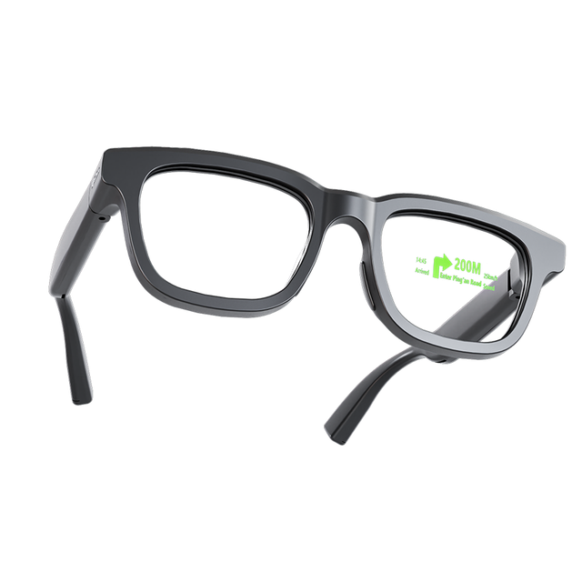 AI-G3B Waveguide Display AI Glasses Hands-Free Ultra Clear Camera Smart Eyeglasses