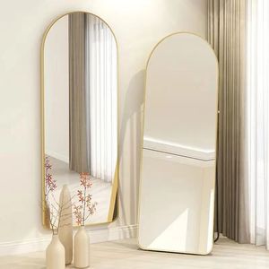 Full Length Floor <b>Mirror</b> Metal <b>Framed</b> Nordic Style Dressing <b>Mirror</b> For Home Bedroom Living Room Dormitory - Product Image 2