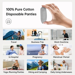 Bragas desechables de maternidad, suaves, cómodas, altamente prácticas, de algodón transpirable para embarazadas, maternidad, viajes médicos, SPA - Product Image 6