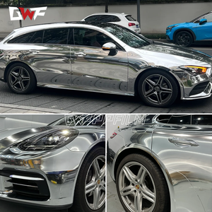 Sangat mengkilap cermin krom emas mawar vinil bungkus stiker Decal lembar gelembung udara Gratis Mobil membungkus & Kendaraan membungkus film vinil - Product Image 2