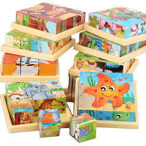 Gioco di Costruzione Elettronico in Legno, 50 Pezzi, Modelli di Edifici Famosi, <span class=keywords><strong>Puzzle</strong></span> Educativo Montessori per Bambini - Product Image 1