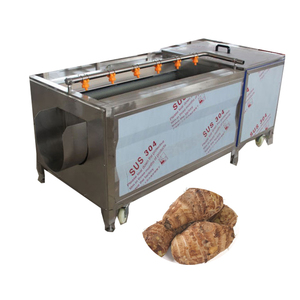 Pelador Industrial de fruta y verdura para la piel, lavadora eléctrica pequeña para pelar zanahorias y patatas, jengibre, Taro