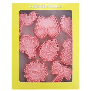 Moule à biscuits style été, plage hawaïenne, flamant rose, feuille de <span class=keywords><strong>palmier</strong></span>, fondant, <span class=keywords><strong>emporte</strong></span>-pièce pour biscuits - Product Image 5