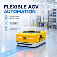 Robot AGV AMR, véhicule à guidage automatique, robot mobile autonome pour la manutention des matériaux en entrepôt, logistique