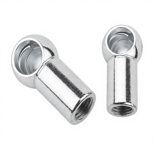 K0712 Siège sphérique DIN71805 pour joint d'angle, M10, D1=16, Forme A avec bague de retenue, acier galvanisé et passivé - Product Image 1