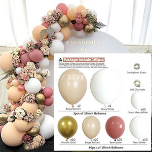 Fournitures de fête et de vacances-vieux ensemble de <span class=keywords><strong>poudre</strong></span> rétro joli ballon coccinelle ours Masha ballons de mariage - Product Image 4