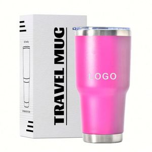 Gobelet isotherme personnalisé de 30 oz à double paroi en acier inoxydable, tasse à café et à eau à prix abordable, tasses de voyage pour voiture de 30 oz avec couvercle - Product Image 1