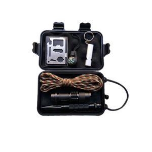 Набор многофункциональных инструментов для кемпинга - Аптечка первой помощи с аварийными принадлежностями, комплект для выживания в дикой природе и самоспасения на природе - Product Image 1