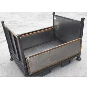 Heavy Duty Steel <b>Stacking</b> Rack 40x40mm Column 1.5mm Thickness Warehouse Storage <b>Shelf</b> Foldable Mezzanine Rack - Product Image 5