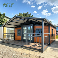 Casa Prefabricada Móvil Lista para Enviar, Casa Contenedor Prefabricada Expandible de 20 pies y 40 pies, Casa Pequeña con 3, 4 o 5 Dormitorios para Uso Hotelero