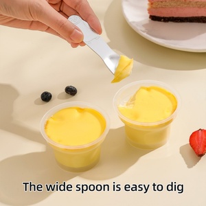 Cuillères à dessert en forme de pingouin, durables et mignonnes, pour enfants, yaourt, pouding, crème glacée, pour la maison - Product Image 3