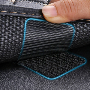 Özel kanca döngü bant ruloları araba ayak mat görünmez düzeltme naylon kumaş kullanımlık yapışkan raptiye kendinden yapışkanlı kanca velcroes - Product Image 1