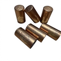 Capsules de bouteille de vin en aluminium personnalisables (couleur et taille) – Anti-fuite, légères, jetables, étanches et anti-poussière