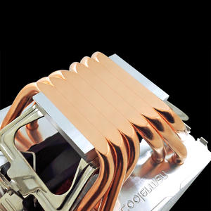 ชุดระบายความร้อนซีพียูแบบท่อทองแดง 6 เส้น พร้อมฮีทไปป์ 6 เส้น รองรับกำลังไฟ 130 วัตต์ สำหรับคอมพิวเตอร์ตั้งโต๊ะ แบบทาวเวอร์คู่ สีสันสดใส พร้อมพัดลมซีพียู 130 วัตต์ สำหรับเคสคอมพิวเตอร์ - Product Image 4