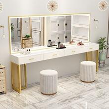 โต๊ะ<span class=keywords><strong>แต่งหน้า</strong></span>แบบโมเดิร์นพร้อมไฟ LED และที่เก็บของ เหมาะสำหรับสตูดิโอถ่ายภาพ ร้าน<span class=keywords><strong>เจ้าสาว</strong></span> ร้านเสริมสวย โรงเรียน และร้านทำผม - Product Image 5