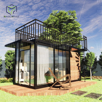 Rumah Ajaib Portabel, Rumah Kecil dan Kantor Pod/Studio Bangunan Taman Di Halaman Belakang Tanah