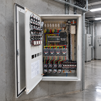 Boîtier de distribution en acier basse tension 380V 200A mural en acier inoxydable 201 pour projets solaires photovoltaïques extérieurs