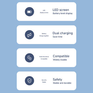 เครื่องชาร์จแบตเตอรี่แบบคู่ EN-EL23พร้อมพอร์ต USB ชนิด C สำหรับกล้อง <span class=keywords><strong>Z50</strong></span> /zfc/ <span class=keywords><strong>Z50</strong></span> <span class=keywords><strong>II</strong></span>-จอแสดงผล LCD และแบตเตอรี่คู่รองรับ - Product Image 3