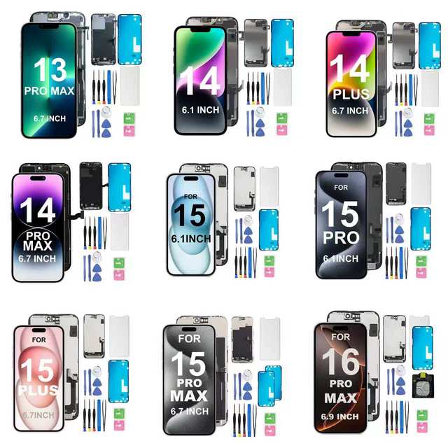 Smartphones Lcds Display Manufacturers Wholesale OLED/Lcd Display Screen Replacement for iPhone Pantalla RJ DD GX JK JY
