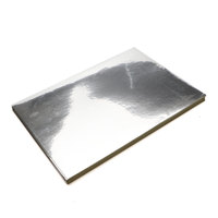 Papier autocollant en vinyle mat argenté de haute qualité, imprimable, 8,5 x 11 pouces, A4, A3, imperméable, adhésif pour imprimante laser