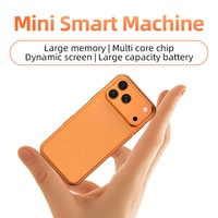 Ponsel Mini I17 3G Murah 2+16GB Quad Core Layar Kecil Tidak Terkunci Bahasa Inggris WiFi Dual SIM Hadiah untuk Anak-Anak dan Lansia