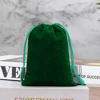 Sac à cordon en velours rouge, noir et bleu, nouveau style, vente chaude, pour emballages cadeaux, sacs à bijoux, pochettes à cordon, contenants pour sacs