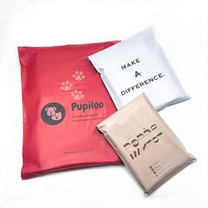 Sacs d'expédition noirs, polymailers mats rouges, sacs d'expédition mats bleu ciel, emballage personnalisé, sac express nude, personnalisé pour les vêtements - Product Image 3