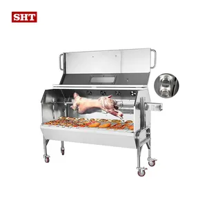 Manufacturer Commercial Automatic Rotation Pig Bbq Grill Lamb Rotisseries
